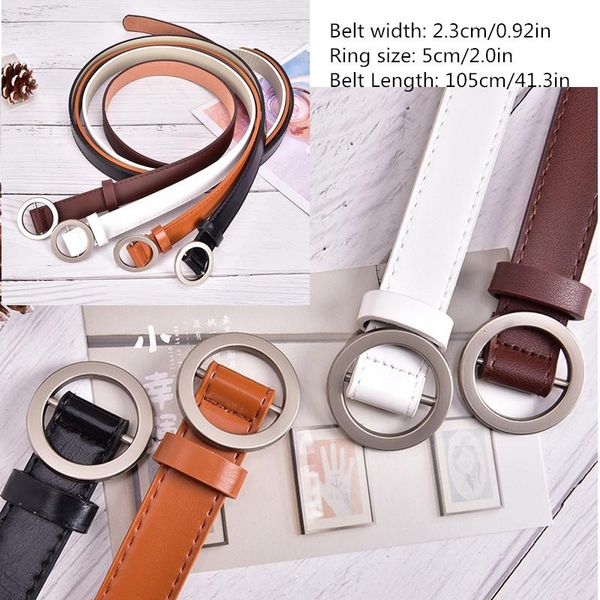 belts circle pin buckles belt female buckle jeans for women fashion students simple casual trousers 4colors, Black;brown
belts circle pin buckles belt female buckle jeans for women fashion students simple casual trousers 4colors, Black;brown