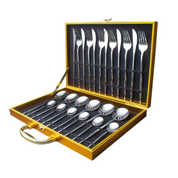 dinnerware sets 24pcs gold set mirror tableware stainless steel knife fork coffee spoon flatware cutlery dishwasher safe
dinnerware sets 24pcs gold set mirror tableware stainless steel knife fork coffee spoon flatware cutlery dishwasher safe