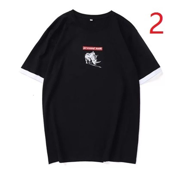 men's t-shirts sumer clothes fake two short-sleeved youth color matching cotton wild t-shirt clothing 3jfh, White;black
men's t-shirts sumer clothes fake two short-sleeved youth color matching cotton wild t-shirt clothing 3jfh, White;black