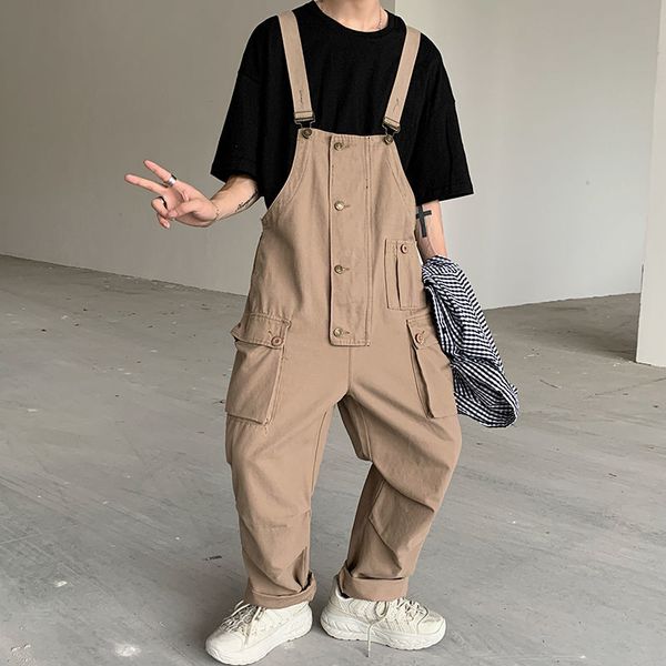 men's pants salopettes harem cargo casual trendy straight overalls jumpsuit rompers streetwear khaki/grey trousers m-xl 3eoq, Black
men's pants salopettes harem cargo casual trendy straight overalls jumpsuit rompers streetwear khaki/grey trousers m-xl 3eoq, Black