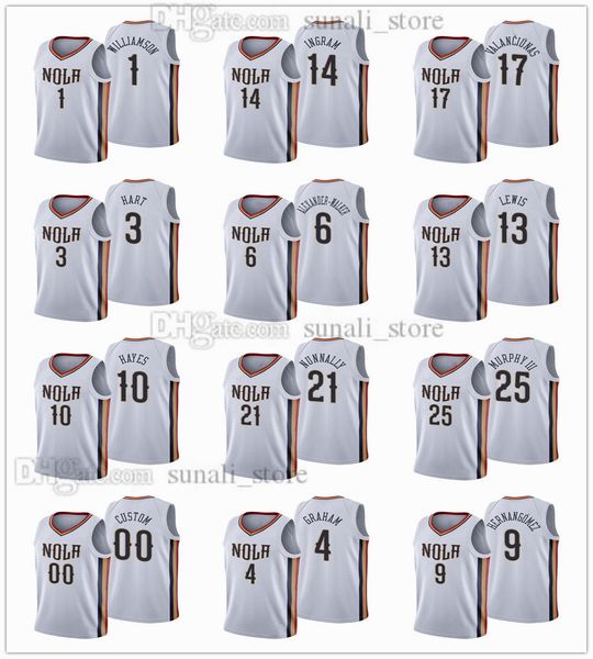 2021-22 city 75th white basketball jerseys zion brandon 14 ingram jonas 17 valanciunas josh 3 hart 4 graham 1 williamson jaxson 10 hayes 6 a, Black;red
2021-22 city 75th white basketball jerseys zion brandon 14 ingram jonas 17 valanciunas josh 3 hart 4 graham 1 williamson jaxson 10 hayes 6 a, Black;red