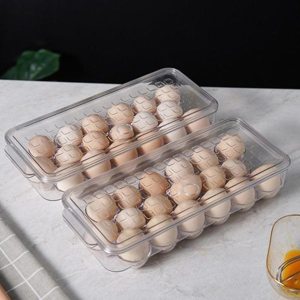 storage bottles & jars 18 grids egg holder transparent stackable kitchen box with sealing cover dust-proof fresh-keeping for storing eggs
storage bottles & jars 18 grids egg holder transparent stackable kitchen box with sealing cover dust-proof fresh-keeping for storing eggs