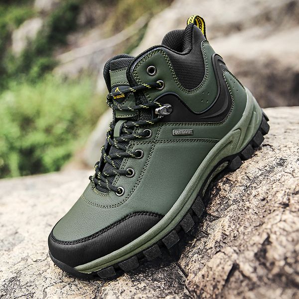 leather winter men boots waterproof warm fur snow boots men outdoor winter work casual shoes military combat ankle boots green, Black
leather winter men boots waterproof warm fur snow boots men outdoor winter work casual shoes military combat ankle boots green, Black
