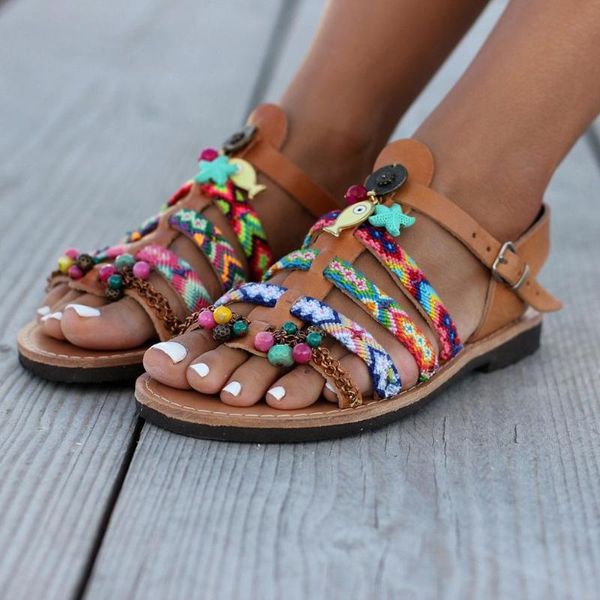 dress shoes women's summer footwear colorful ethnic bohemian women sandals gladiator roman flat lace-up platform, Black
dress shoes women's summer footwear colorful ethnic bohemian women sandals gladiator roman flat lace-up platform, Black