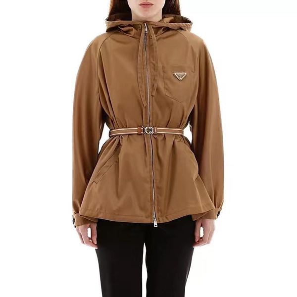 women's trench coats 2021 runway design pr * da latest hooded mid-length fashion coat removable belt, Tan;black
women's trench coats 2021 runway design pr * da latest hooded mid-length fashion coat removable belt, Tan;black