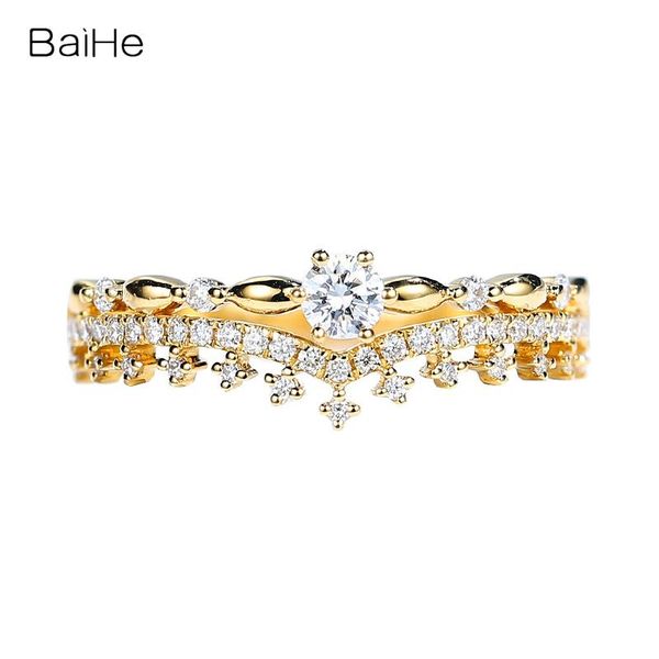 cluster rings baihe solid 14k yellow gold h/si 0.26ct natural diamonds women wedding fine jewelry beautiful sweet small fresh diamond ring, Golden;silver
cluster rings baihe solid 14k yellow gold h/si 0.26ct natural diamonds women wedding fine jewelry beautiful sweet small fresh diamond ring, Golden;silver