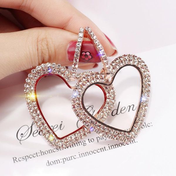 dangle & chandelier fashion sliver gold rose crystal rhinestone heart earring tassel drop earrings party gift accessories for women girl, Silver
dangle & chandelier fashion sliver gold rose crystal rhinestone heart earring tassel drop earrings party gift accessories for women girl, Silver