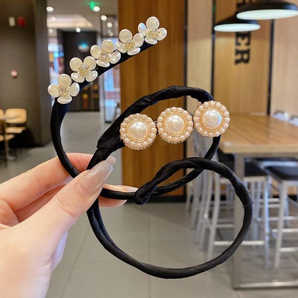 retro temperament ball head hair artifact elegant fluffy back headdress lazy super fairy pearl ring accessories, Slivery;white
retro temperament ball head hair artifact elegant fluffy back headdress lazy super fairy pearl ring accessories, Slivery;white