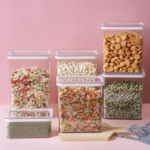 storage bottles & jars 900/2400/3400ml food containers grain noodle box transparent plastic sealed tank kitchen organizer
storage bottles & jars 900/2400/3400ml food containers grain noodle box transparent plastic sealed tank kitchen organizer