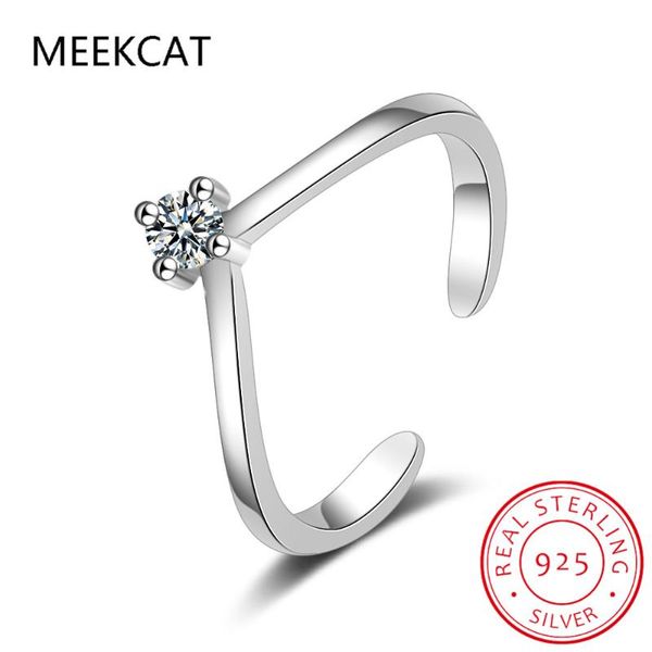 fashion chic round zircon v-shaped finger ring for women minimalism real 925 sterling silver wedding jewelry accessories cluster rings, Golden;silver
fashion chic round zircon v-shaped finger ring for women minimalism real 925 sterling silver wedding jewelry accessories cluster rings, Golden;silver