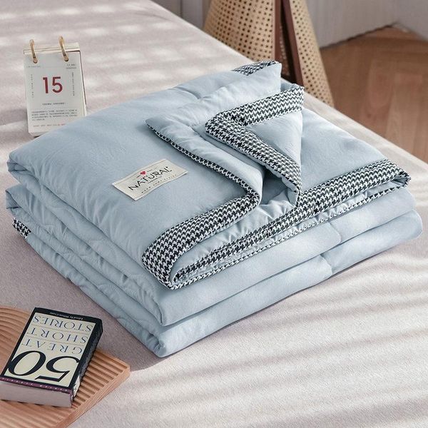summer solid color quilt soft home air-conditioning breathable bed blanket comforter washed cotton for student kids comforters & sets
summer solid color quilt soft home air-conditioning breathable bed blanket comforter washed cotton for student kids comforters & sets