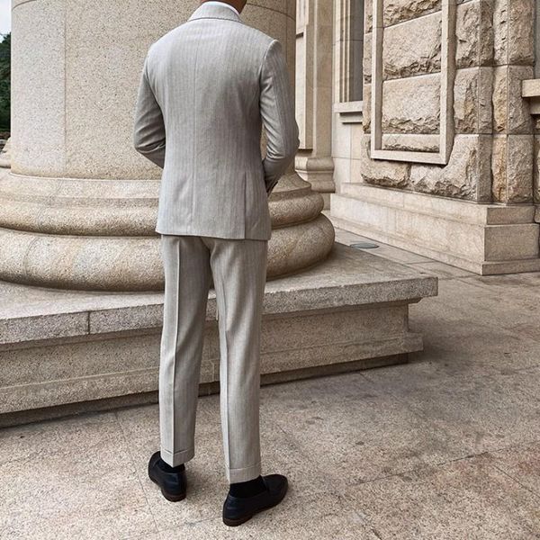 men fashion business two piece formal suit blazer double breasted wedding dress suits british style man slim fit outfit set men's & bl, White;black
men fashion business two piece formal suit blazer double breasted wedding dress suits british style man slim fit outfit set men's & bl, White;black