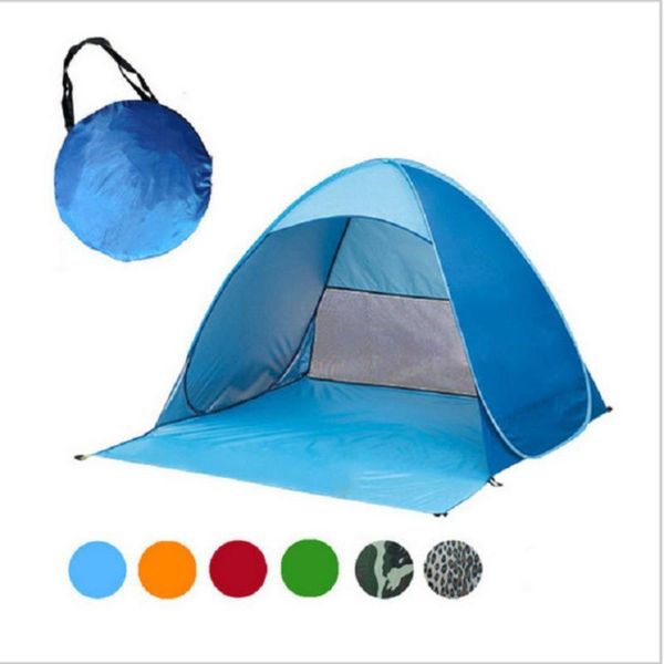 tents and shelters foldable simple quick-opening beach tent, multi-color automatic tents, waterproof, wind sand awning, easy to carry
tents and shelters foldable simple quick-opening beach tent, multi-color automatic tents, waterproof, wind sand awning, easy to carry
