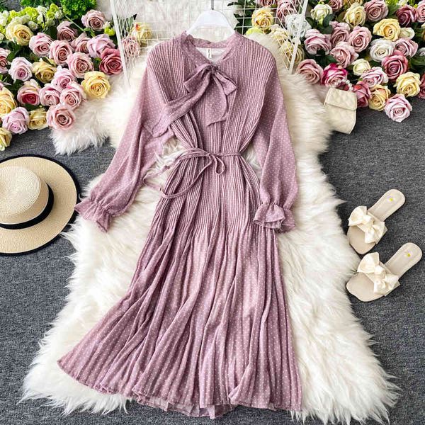 casual dresses autumn pleated printed dot es woemn bowknot neck urban ladies swing female sjvm, Black;gray
casual dresses autumn pleated printed dot es woemn bowknot neck urban ladies swing female sjvm, Black;gray
