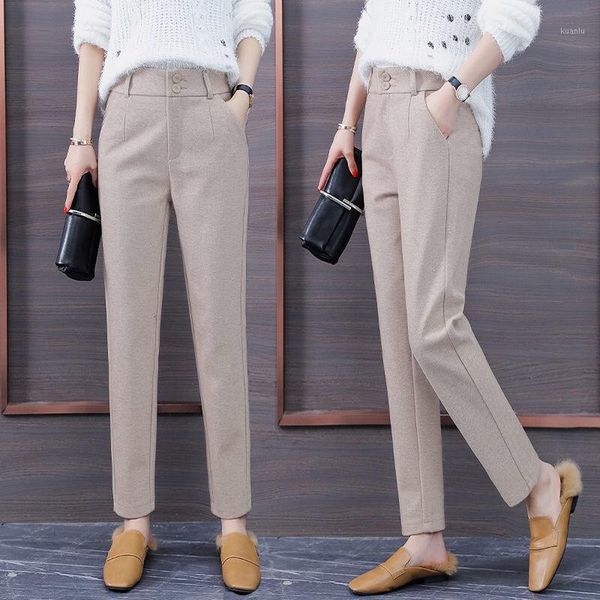 women's pants & capris vetement femme 2021 arrival winter women plus size black pencil office wear ladies elegant korean clothes, Black;white
women's pants & capris vetement femme 2021 arrival winter women plus size black pencil office wear ladies elegant korean clothes, Black;white