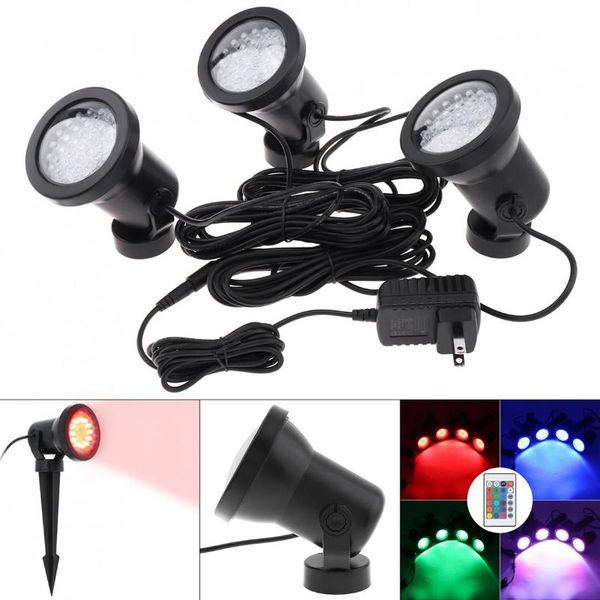 lawn lamps 3 lights 36 leds waterproof color landscaping spotlights with remote control and 16 colors for lamp
lawn lamps 3 lights 36 leds waterproof color landscaping spotlights with remote control and 16 colors for lamp