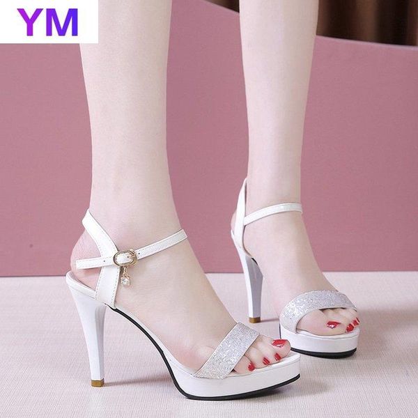 women sandals beige shallow crystal sunmmer fashion women's gladiator buckle strap casual high heel 34-40, Black
women sandals beige shallow crystal sunmmer fashion women's gladiator buckle strap casual high heel 34-40, Black