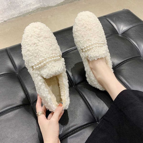 round toe slip on shoes for women pearl decorateion women's moccasins loafers fur autumn modis all-match female footwear casual y0907, Black
round toe slip on shoes for women pearl decorateion women's moccasins loafers fur autumn modis all-match female footwear casual y0907, Black