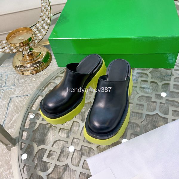 slippers style baotou wear thick bottom half slippers women design color matching muffin heel women's, Black
slippers style baotou wear thick bottom half slippers women design color matching muffin heel women's, Black
