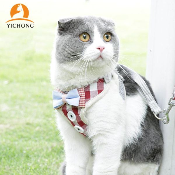 outdoor cat walking rope pet bowknot vest anti-break away traction chest harness set yh356 dog collars & leashes
outdoor cat walking rope pet bowknot vest anti-break away traction chest harness set yh356 dog collars & leashes