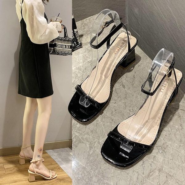 square heel open-toed buckle strap sandals pumps shoes peep toe high heels women ankle summer 2021, Black
square heel open-toed buckle strap sandals pumps shoes peep toe high heels women ankle summer 2021, Black