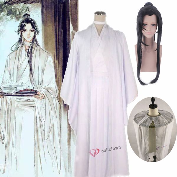 anime costumes xie lian cosplay costume tian guan ci fu cosplay xielian wigs bamboo hat prop men women white han fu anime outfit, Black
anime costumes xie lian cosplay costume tian guan ci fu cosplay xielian wigs bamboo hat prop men women white han fu anime outfit, Black