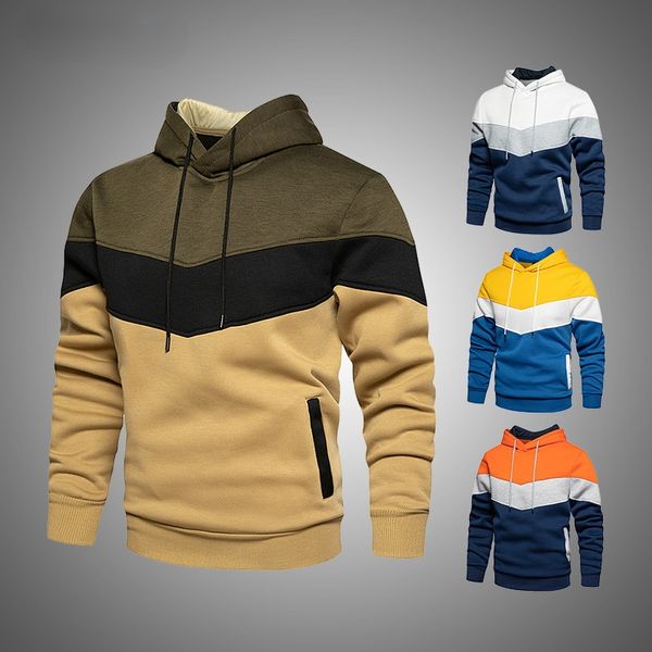 2021 men's patchwork hoodies sweatshirt hooded clothing autumn winter fleece warm hoodie men casual oversized sweatshirt streetwear siz, Black
2021 men's patchwork hoodies sweatshirt hooded clothing autumn winter fleece warm hoodie men casual oversized sweatshirt streetwear siz, Black