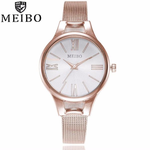 wristwatches women fashion rose gold roma dial quartz watches casual ladies meibo stainless steel gift clock relogio feminino, Slivery;brown
wristwatches women fashion rose gold roma dial quartz watches casual ladies meibo stainless steel gift clock relogio feminino, Slivery;brown