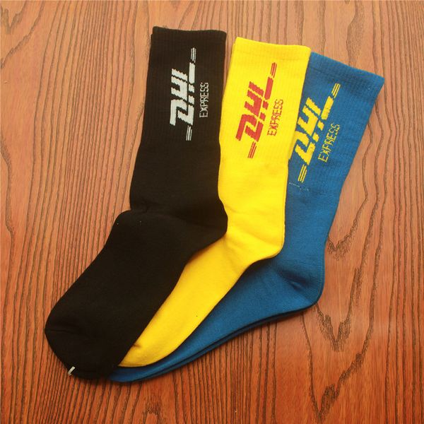 men's socks trend skateboard socks dhl letter printing long tube casual fashion cotton socks, Black
men's socks trend skateboard socks dhl letter printing long tube casual fashion cotton socks, Black