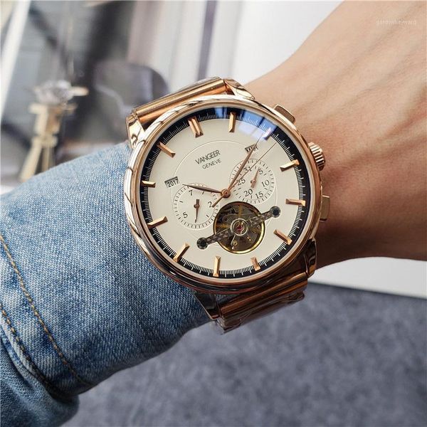 wristwatches high end mens mechanical luxury customize brand automatic tourbillon movement men watch designer big clock relogio, Slivery;brown
wristwatches high end mens mechanical luxury customize brand automatic tourbillon movement men watch designer big clock relogio, Slivery;brown