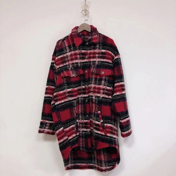 women's wool & blends coats plaid tweed jacket women single breasted long sleeve turn-down collar casual g0r8, Black
women's wool & blends coats plaid tweed jacket women single breasted long sleeve turn-down collar casual g0r8, Black