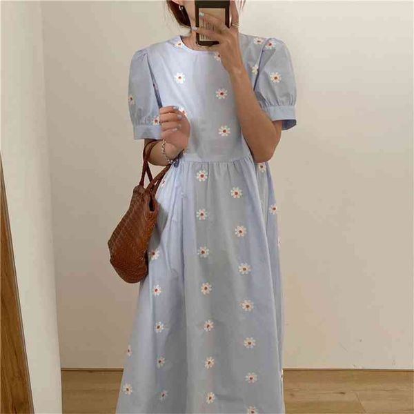 alien kitty vinatge floral embroidery elegant women dress summer korean style puff sleeve party long dresses vestidos 210623, Black;gray
alien kitty vinatge floral embroidery elegant women dress summer korean style puff sleeve party long dresses vestidos 210623, Black;gray