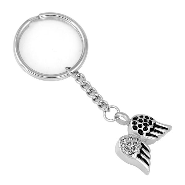 keychains ijk2038 crystal wing stainless steel cremation key ring keepsake for urn ashes memorial souvenir jewelry, Silver
keychains ijk2038 crystal wing stainless steel cremation key ring keepsake for urn ashes memorial souvenir jewelry, Silver