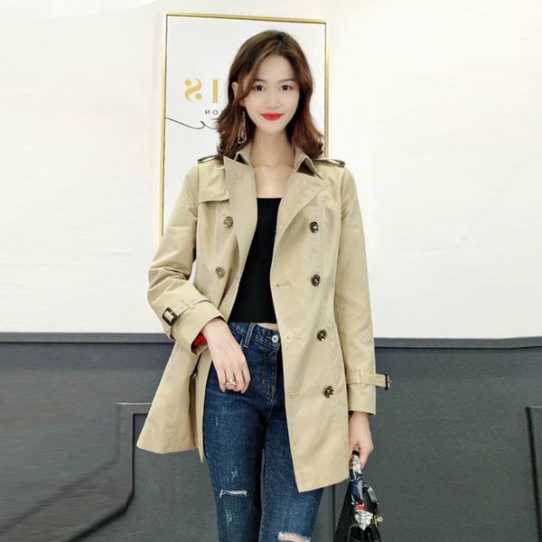 women's trench coats long classic windbreaker waterproof british high-end english style autumn winter gabadian solid color size coat a9, Tan;black
women's trench coats long classic windbreaker waterproof british high-end english style autumn winter gabadian solid color size coat a9, Tan;black