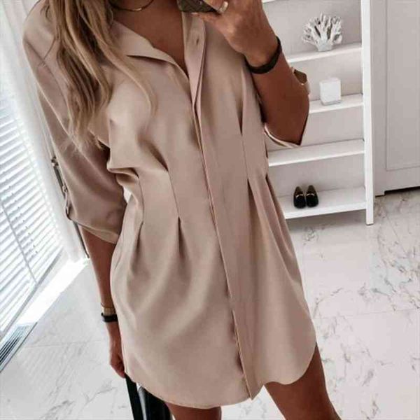 summer fashion dresses women casual 3 4 sleeve button irregular hem stitched waist long shirt mini dress vestidos women clothing, Black;gray
summer fashion dresses women casual 3 4 sleeve button irregular hem stitched waist long shirt mini dress vestidos women clothing, Black;gray