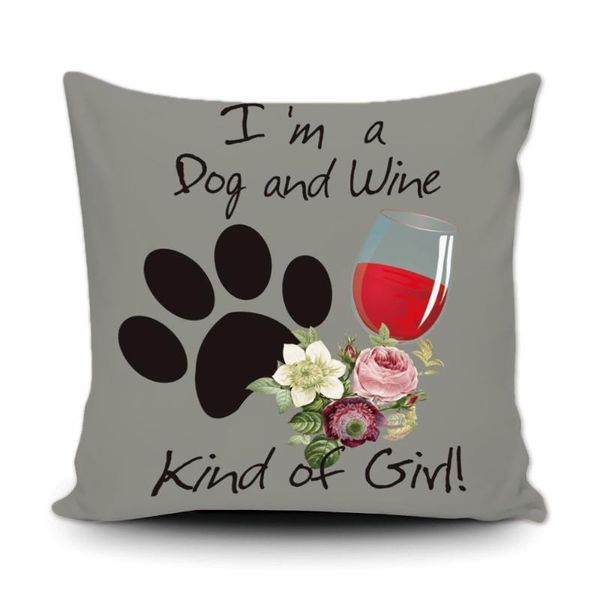 cushion/decorative pillow i'm a dog and wine cushion cover kind of girl decorative pillowcase canvas throw covers gift by lvsure for li
cushion/decorative pillow i'm a dog and wine cushion cover kind of girl decorative pillowcase canvas throw covers gift by lvsure for li