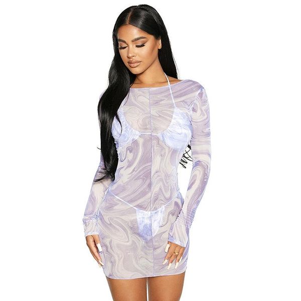 casual dresses mesh print 3piece set see through backless long sleeve bodycon dress+halter bra+briefs lady beach vacation suit clubwear, Black;gray
casual dresses mesh print 3piece set see through backless long sleeve bodycon dress+halter bra+briefs lady beach vacation suit clubwear, Black;gray