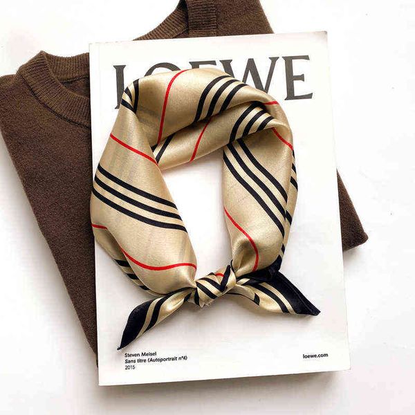 scarves striped small square scarf mulberry silk white collar women's net red korean spring and summer 53cm fashion scarf, Blue;gray
scarves striped small square scarf mulberry silk white collar women's net red korean spring and summer 53cm fashion scarf, Blue;gray