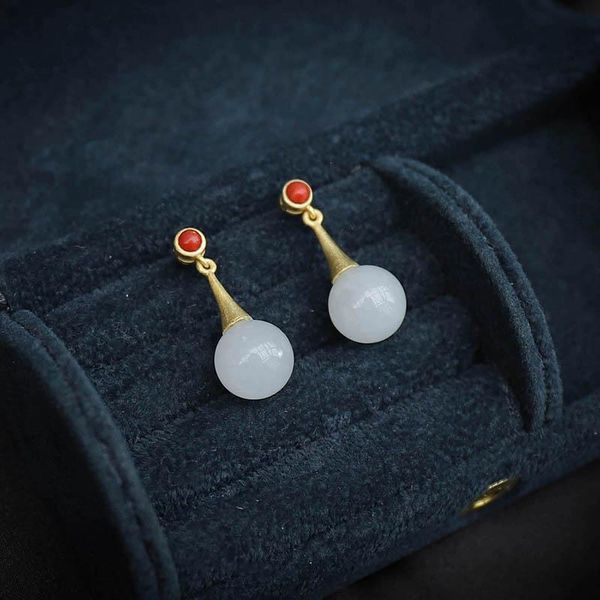 silver inlaid natural hetian white jade round bead earrings chinese style retro elegant minority design women's jewelry dangle & chande
silver inlaid natural hetian white jade round bead earrings chinese style retro elegant minority design women's jewelry dangle & chande