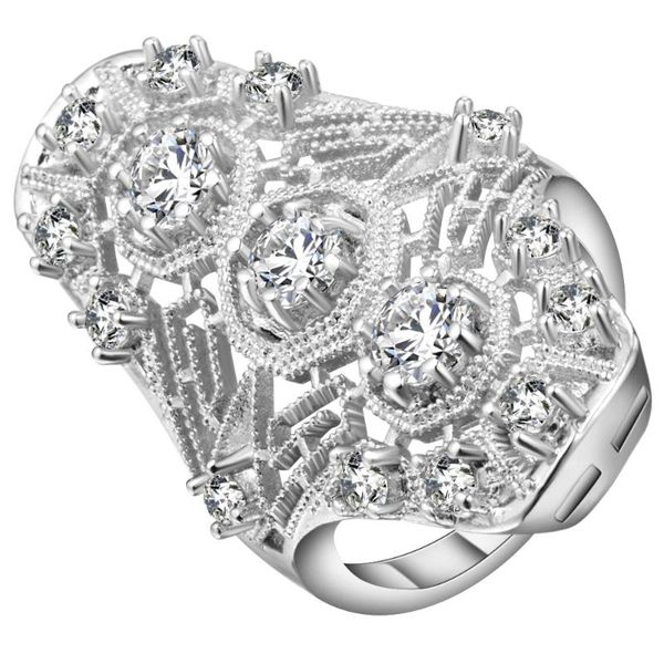 wedding rings big white austrain crystal hollow cz finger silver color vintage statement geometric design jewelry for women friend, Slivery;golden
wedding rings big white austrain crystal hollow cz finger silver color vintage statement geometric design jewelry for women friend, Slivery;golden