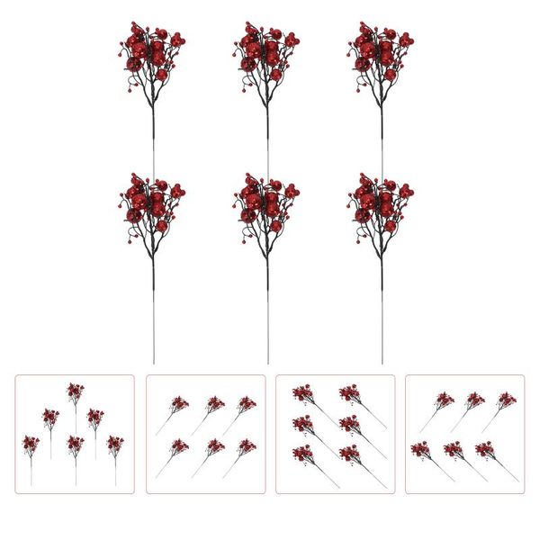 decorative flowers & wreaths 6pcs xmas simulated berry string cutting branches decor for diy wreath
decorative flowers & wreaths 6pcs xmas simulated berry string cutting branches decor for diy wreath