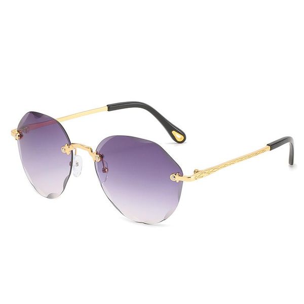 sunglasses 2021 fashion frameless trendy women round cut edge gradient color net red same, White;black
sunglasses 2021 fashion frameless trendy women round cut edge gradient color net red same, White;black