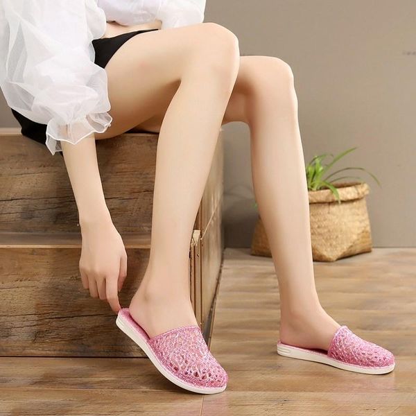 slippers 2021 summer women's color matching crystal leisure breathable baotou comfortable non-slip word recommended, Black
slippers 2021 summer women's color matching crystal leisure breathable baotou comfortable non-slip word recommended, Black