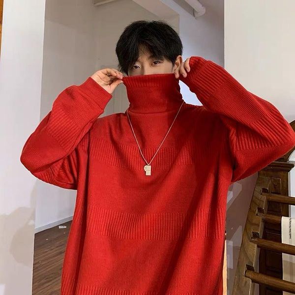 men's sweaters vintage turtleneck men women sweater for autumn winter korean fashion knitted red jumpers warm clothing y2k jersey cloth, White;black
men's sweaters vintage turtleneck men women sweater for autumn winter korean fashion knitted red jumpers warm clothing y2k jersey cloth, White;black