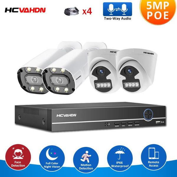 h.265 video surveillance poe ip camera kit outdoor waterproof two-way audio 5mp cctv security system set 4ch nvr wireless kits
h.265 video surveillance poe ip camera kit outdoor waterproof two-way audio 5mp cctv security system set 4ch nvr wireless kits