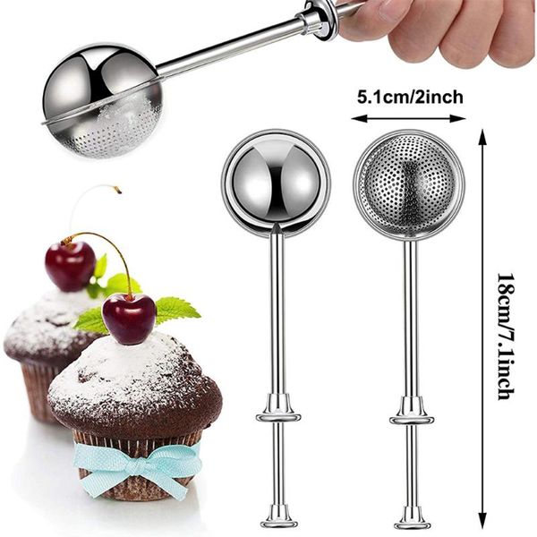 baking & pastry tools 2pcs chocolate shaker duster coffee sifter stainless steel flour sugar with spring-operated handle
baking & pastry tools 2pcs chocolate shaker duster coffee sifter stainless steel flour sugar with spring-operated handle