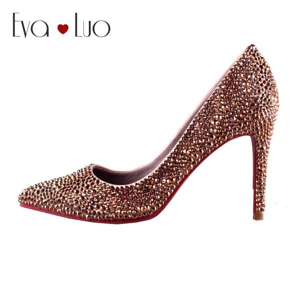 dress shoes chs1110 luxury custom handmade rose gold crystal high heels pointed toe women bridal wedding, Black
dress shoes chs1110 luxury custom handmade rose gold crystal high heels pointed toe women bridal wedding, Black