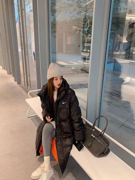 huili co branded loose hooded down jacket, Black
huili co branded loose hooded down jacket, Black