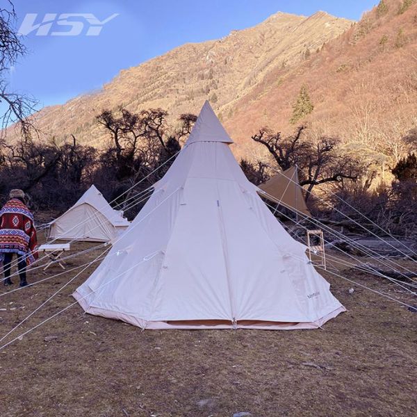 large space pyramid tipi tent for 3-4 persons 200g tc cotton waterproof windproof camping family tents and shelters
large space pyramid tipi tent for 3-4 persons 200g tc cotton waterproof windproof camping family tents and shelters