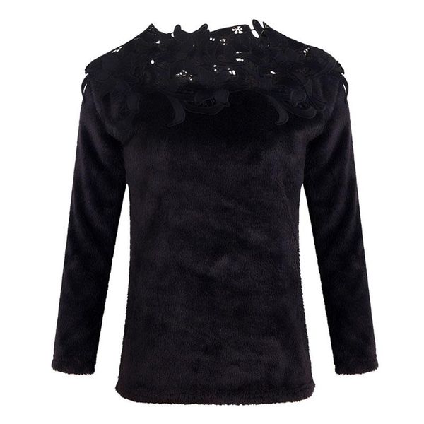 women's sweaters black lace women hollow long sleeve pullover sweater ladies o neck jumper out knitwear plus size, White;black
women's sweaters black lace women hollow long sleeve pullover sweater ladies o neck jumper out knitwear plus size, White;black
